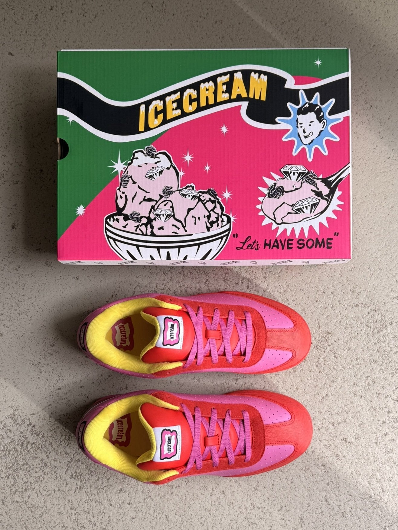 Reebok x Billionaire Boys Club ICECREAM Board Flip *Pink Lemonade*